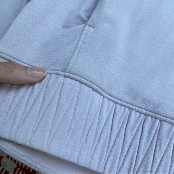 LULULEMON porcelain pink Stress Less funnel neck sweatshirt 6 - Picture 9 of 13